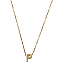Load image into Gallery viewer, Viola Letter Necklace GOLD Stainless Steel
