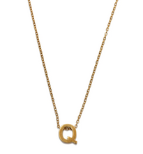 Load image into Gallery viewer, Viola Letter Necklace GOLD Stainless Steel