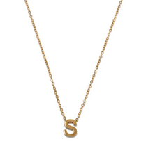 Load image into Gallery viewer, Viola Letter Necklace GOLD Stainless Steel