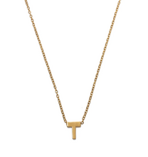 Load image into Gallery viewer, Viola Letter Necklace GOLD Stainless Steel