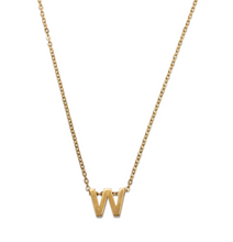 Load image into Gallery viewer, Viola Letter Necklace GOLD Stainless Steel