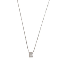 Load image into Gallery viewer, Viola Letter Necklace SILVER Stainless Steel
