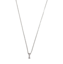 Load image into Gallery viewer, Viola Letter Necklace SILVER Stainless Steel