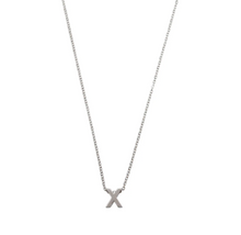 Load image into Gallery viewer, Viola Letter Necklace SILVER Stainless Steel