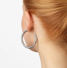 Load image into Gallery viewer, Stine Hoop Stud Earrings Stainless Steel