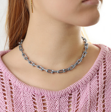 Load image into Gallery viewer, Betty Paperclip Link Necklace Stainless Steel