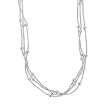 Load image into Gallery viewer, Oda Multi-Strand Bead Necklace Stainless Steel