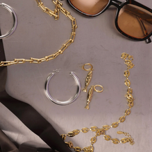 Load image into Gallery viewer, Erna Fish Hoop Earrings Stainless Steel
