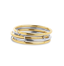Load image into Gallery viewer, Rory 5 pcs Stacked Bangle Bracelet Stainless Steel