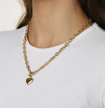 Load image into Gallery viewer, Myra Heart Necklace Stainless Steel