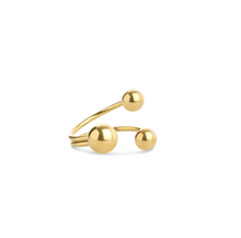 Load image into Gallery viewer, Ida Metal Bead Ring Stainless Steel