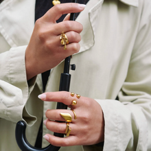 Load image into Gallery viewer, Ida Metal Bead Ring Stainless Steel