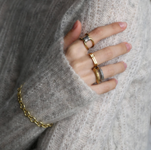 Load image into Gallery viewer, Enya Mixed Metal Ring Stainless Steel