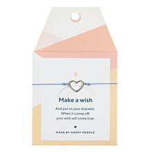 Load image into Gallery viewer, Heart Outlined Silk Bracelet