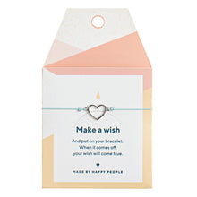 Load image into Gallery viewer, Heart Outlined Silk Bracelet