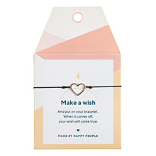 Load image into Gallery viewer, Heart Outlined Silk Bracelet