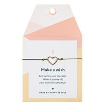 Load image into Gallery viewer, Heart Outlined Silk Bracelet