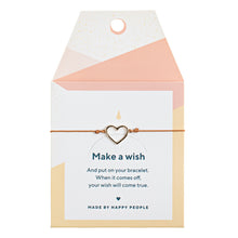 Load image into Gallery viewer, Heart Outlined Silk Bracelet