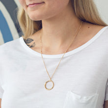 Load image into Gallery viewer, Irregular Circle Long Necklace