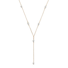 Load image into Gallery viewer, Lariat Pearl Necklace