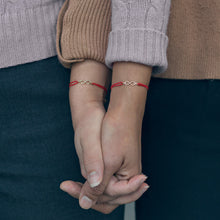 Load image into Gallery viewer, Infinity Silk Bracelet Set