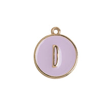 Load image into Gallery viewer, Enamel Letter Plate Pendant