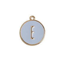 Load image into Gallery viewer, Enamel Letter Plate Pendant