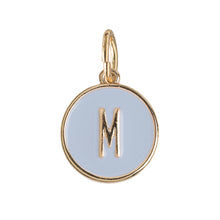 Load image into Gallery viewer, Enamel Letter Plate Pendant