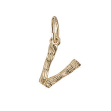 Load image into Gallery viewer, Bamboo Letter Pendant