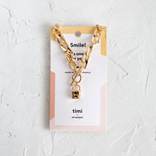Load image into Gallery viewer, Chunky Curb Lock Chain Necklace