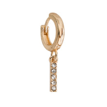 Load image into Gallery viewer, Chrystal Letter Hoop