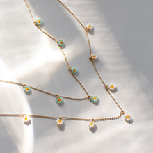 Load image into Gallery viewer, Pink Small Flowers Bead Necklace