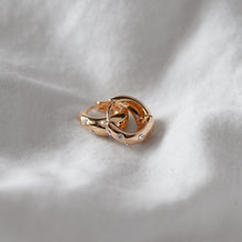 Load image into Gallery viewer, Crystal Spotted Hoop Earrings