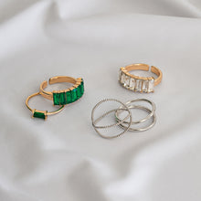 Load image into Gallery viewer, Double Lined Delicate Ring Silver