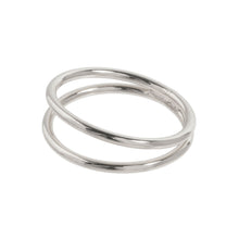 Load image into Gallery viewer, Double Lined Delicate Ring Silver