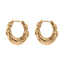 Load image into Gallery viewer, IRIS - GOLD HOOP EARRINGS