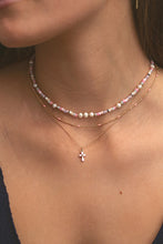 Load image into Gallery viewer, TESS - PASTEL BEAD AND PEARL NECKLACE