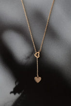 Load image into Gallery viewer, SALLY - HEART LARIAT NECKLACE