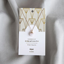 Load image into Gallery viewer, Gold Dipped Clear Quartz Necklace