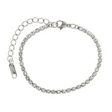 Load image into Gallery viewer, Ana - Tennis Bracelet Stainless Steel - Silver
