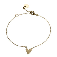 Load image into Gallery viewer, Irregular Heart Bracelet 02-Gold plated
