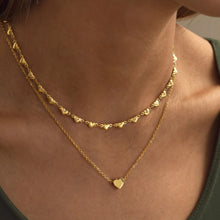 Load image into Gallery viewer, Sarah - Sliding Heart Necklace Stainless Steel - Gold
