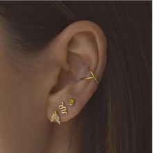 Load image into Gallery viewer, LIZA - MINI SNAKE STUD EARRINGS
