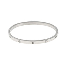 Load image into Gallery viewer, Fay - Crystal Bangle Stainless Steel
