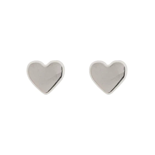 Sophia - Heart Stud Earring Stainless Steel