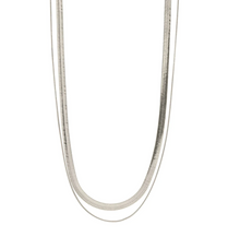 Load image into Gallery viewer, Ivy - Double Snake Chain Necklace Stainless Steel
