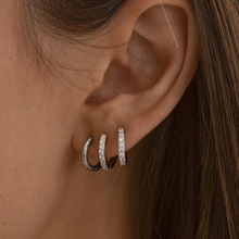 Load image into Gallery viewer, Harper - Hoop 12 MM Earrings Stainless Steel
