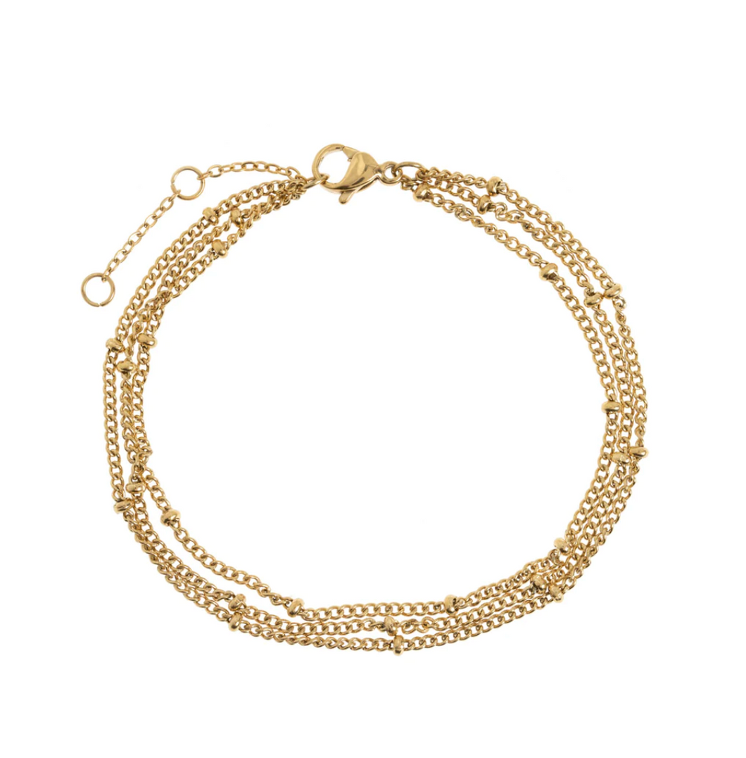 Mika - Triple Chain Bracelet Stainless Steel