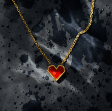 Load image into Gallery viewer, Sarah - Red Heart Necklace Stainless Steel
