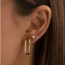 Load image into Gallery viewer, Ana - Crystal Flower Stud Earrings Stainless Steel
